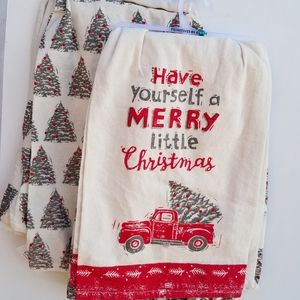 Kitchen Christmas towels decorative